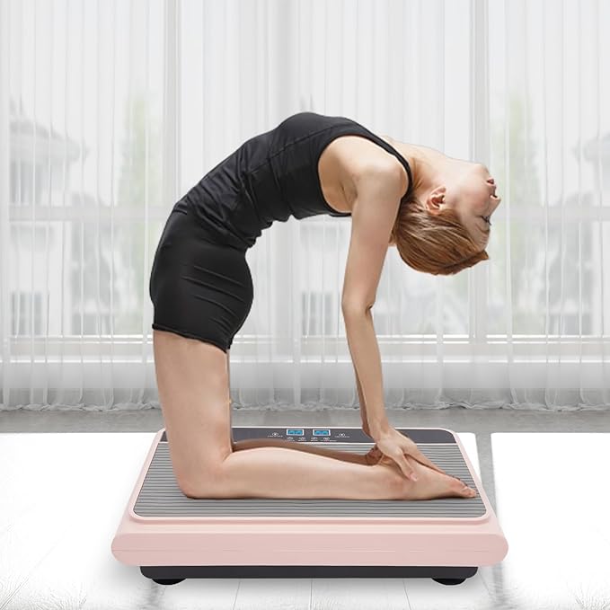 Vibration Plates Exercise Machine, Shake Plate with LCD Display, Vibrating Plate for Lymphatic Drainage, Whole Body Vibration Plate with 99 Speed for Weight Loss Shaping Recovery