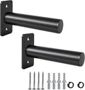 CAELUM Weight Plate Holder, Wall Mounted Weight Rack for 2-Inch Olympic Plates, Heavy Duty Alloy Steel Plate Holder, Max Weight Capacity 330lb, Space-Saving Storage Stand for Home Gym Organization