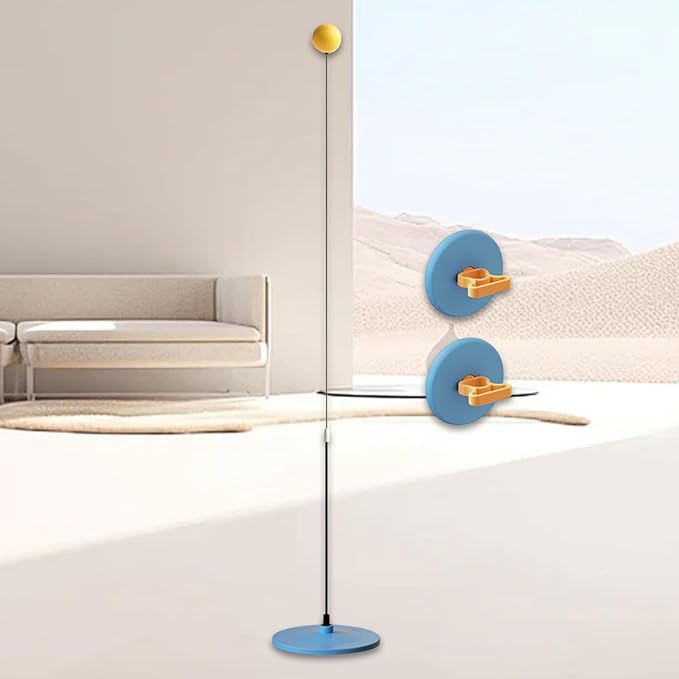 Boxing Reaction Ball Speed Ball Adjustable Height Rebounder Device with Stand Self Training Equipment Boxing Reflex Ball, Blue