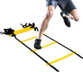 Agility Ladder Flexibility Speed Ladder, Sports Training Set,Fitness Jumping Ladder Footwork Sport Equipment,for Kids/Adults Outdoor Training(Size:4m)