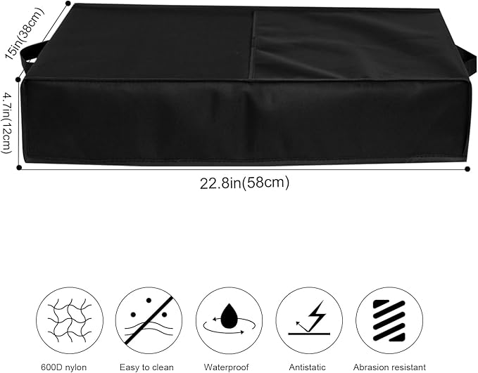 Vibration Plate Dust Cover Lid Heavy Duty Waterproof Dustproof Nylon Protective Cover Case for AXV/for SoftGym Vibration Plate Weight Loss Machine Exercise Machine /Vibration Platform Machines