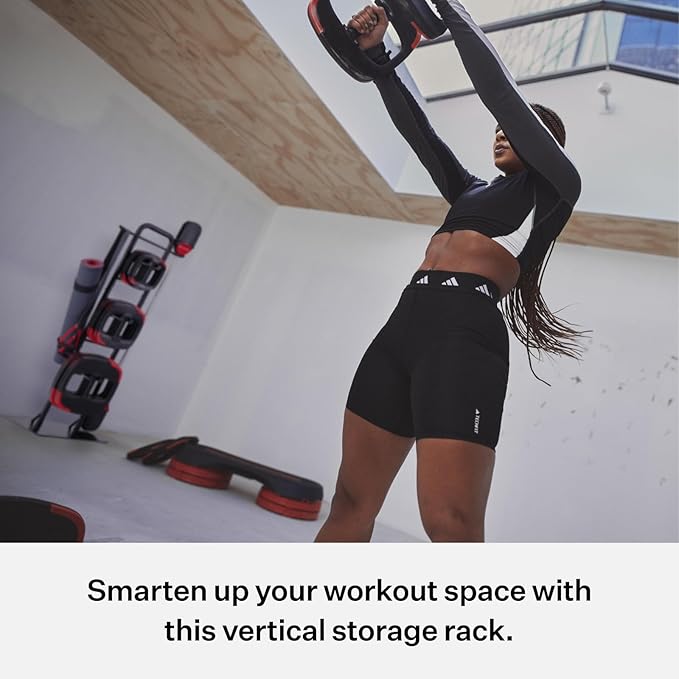 Les Mills™ Vertical Storage Rack for Exercise Equipment