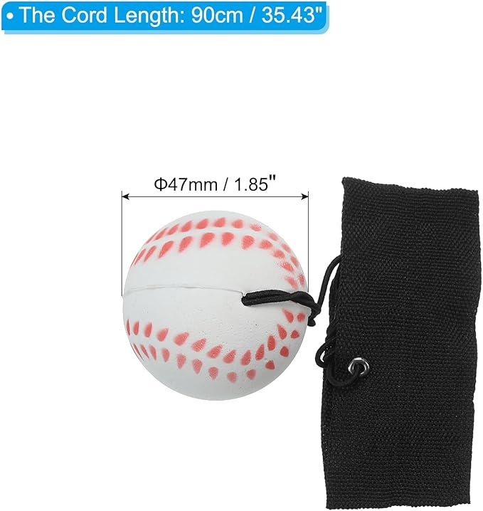 PATIKIL Sports Wrist Ball Rubber Rebound Wristband Wrist Return Ball Sport on a String for Exercise