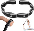 Fitness Resistance Band for Stretching and Yoga, Number Resistance Band with Handle, Adjustable Leg Stretcher Bands, Multifunction Elastic Stretch Band for Full Body Stretching Shaping