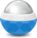 Coolrunner Cold Massage Roller Ball, Cryosphere Cold Massage Ball- Heat Therapy & Cold Therapy Relief with Cold Gel Core- Helps with Muscles Recovery and Inflammation for Shoulders, Neck (Blue White)