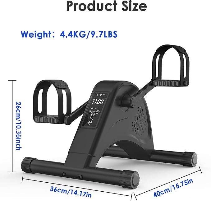Under Desk Bike, Pedal Exerciser, Mini Exercise Bike, Arm Bike, Bike Pedal Exerciser, Mini Exercise Bike Pedal Exerciser, Floor Bike Pedal Exerciser