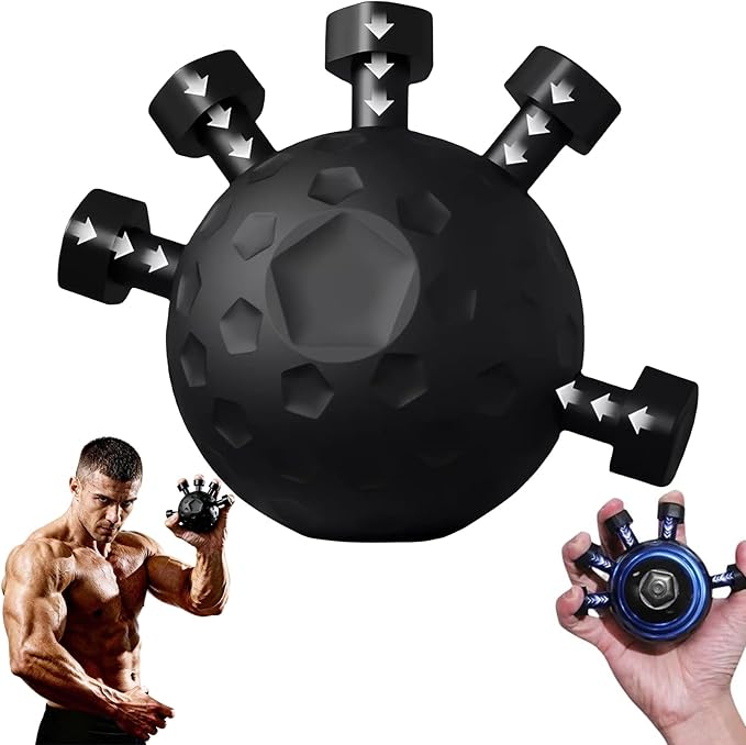 NEDVI Finger Grip Strengthener, 2026 New Hand Forearm Trainer, Arm Toning Shaper and Wrist Strengthener Ball,Portable Adjustable Hand Grip Strengthener for Gym, Piano and Guitar Training