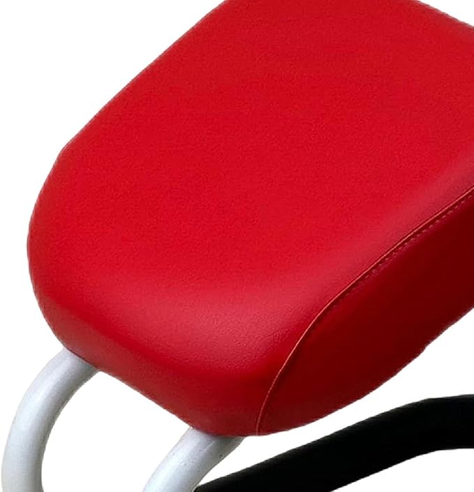 Kneeling Meditation Stool Prayer Stool with Anti Slip Cover Portable Meditation Bench Seat for Praying Adults Prayer, red