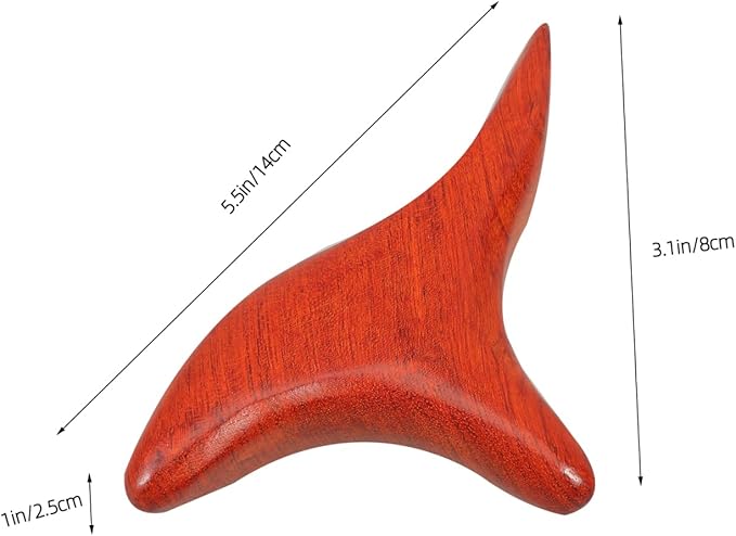 EXCEART Wooden Massage Stick 2Pcs Set Trigger Point Massage Tool for Muscle Roller Therapy Body Massager for Legs Arms Neck Back Relief