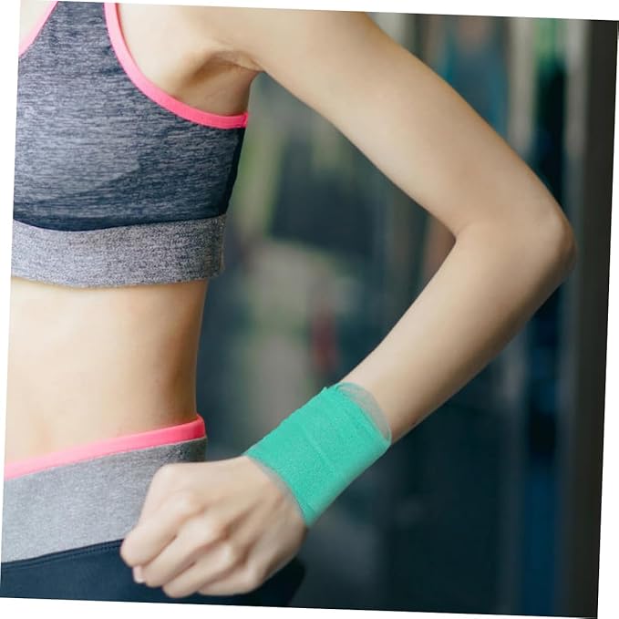 3rolls Tennis Grip Tape Bat Grip Tape Wrist Wraps Film Cuttable Bandage Wrap for Joint Protection Breathable for Outdoor Athletes