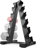 Dumbbell Rack Stand Only, Weight Rack for Dumbbells Compact A-Frame Home Gym Space Saver, 480 LBS Weight Capacity
