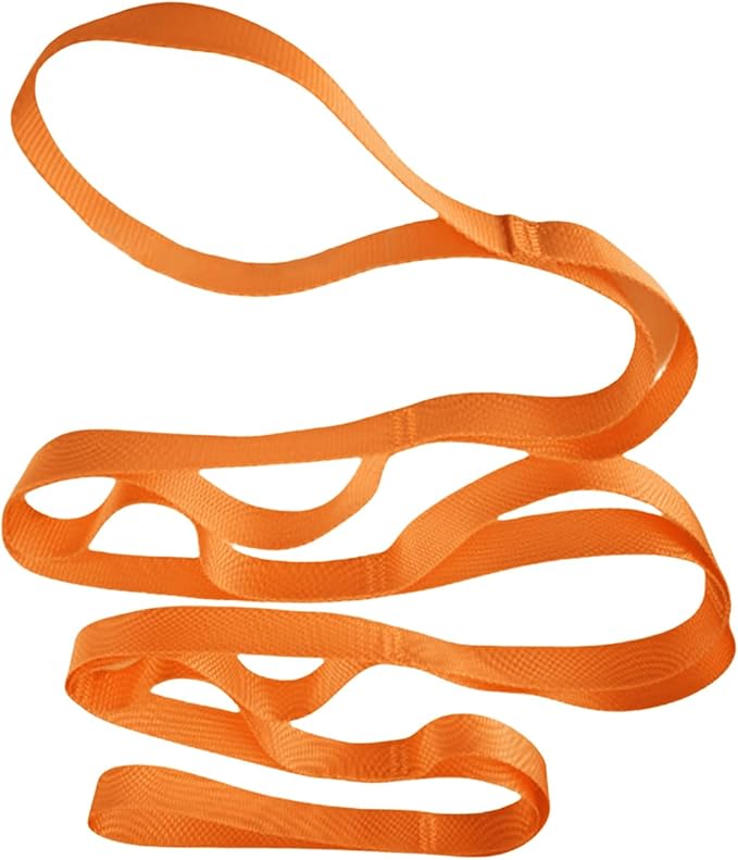 10 Loop Not-Elastic Pilate Stretch Band Stretching Strap Pilate for Home Exercise Workout Pilates and Gymnastics Stretching Yoga