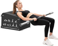 Hip Thrust Bench, Multi-Functional Slip-Free Hip Thrust Machine for Glute Bridge, Box Jump, Push-Ups, Squat, Ab Exercise, Suitable for Home & Gym