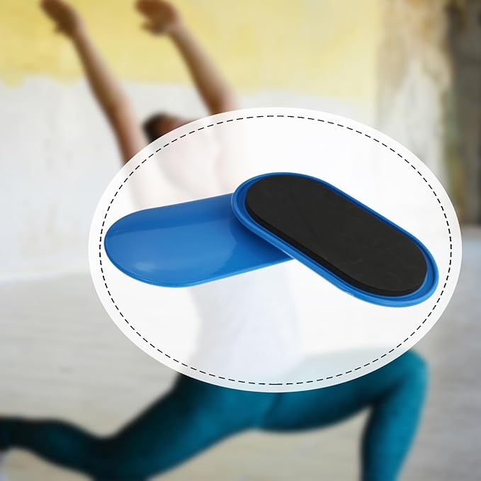 Core Sliders 2-Piece Set, Ab Pads for Beginner Home & Gym Workout, Portable Lightweight Sliding Discs for Dance Exercise