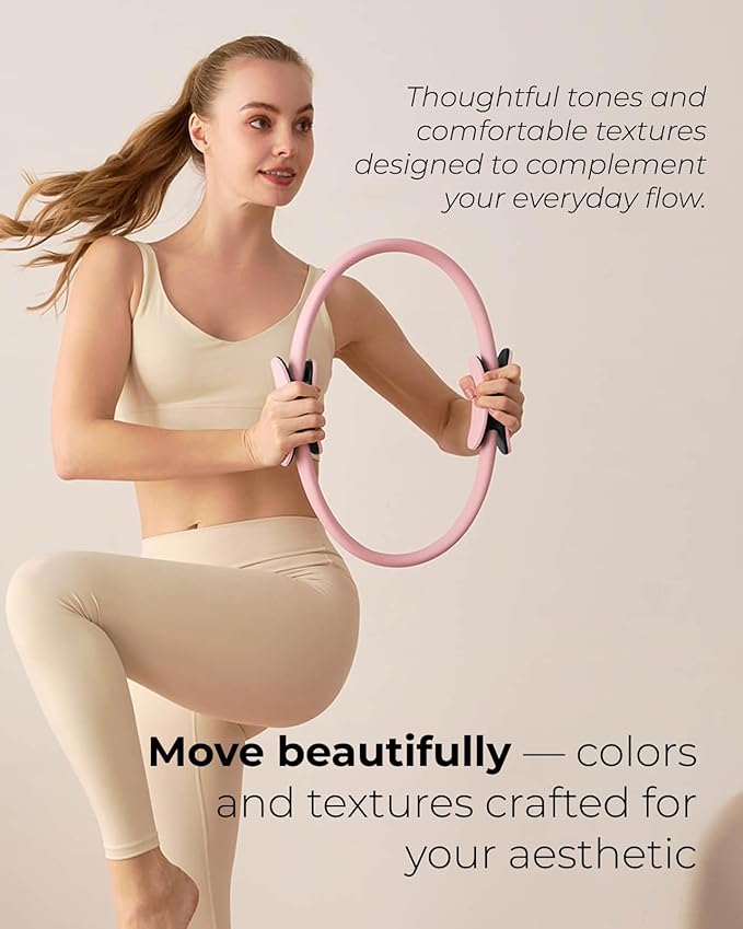Pilates Kit for Women – Home Pilates Equipment Set with Ring, Ball & Resistance Bands | Pilates Starter Kit with Accessories in Gift Box