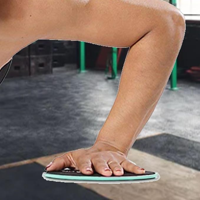 2PCS Exercise Core Sliders, 7 Inch Exercise Sliding Disc Workout Core Slider for Yoga, Push up and Sports