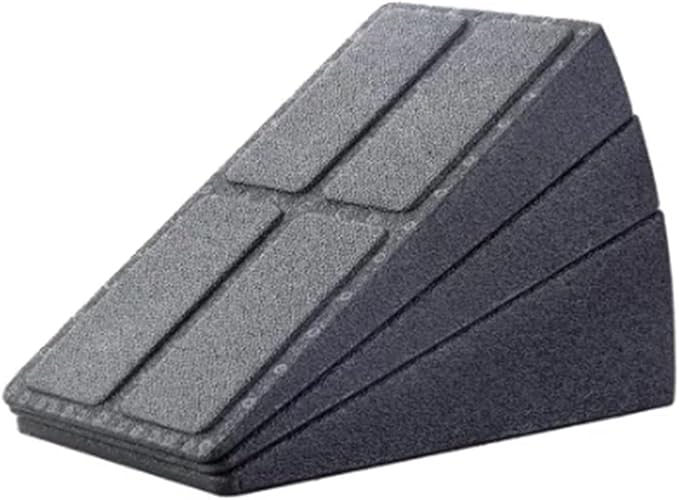 Yoga Wedge Stretch Slant Boards Adjustable Tilt Slanting Board Squat Wedge Block Improve Lower Leg Strength(1 Set)