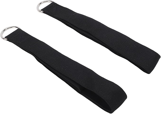 Double Loop Pilates Straps, Cotton Neoprene Adjustable Workout Strap, Strengthen Muscles and Improve Flexibility for Home Gym