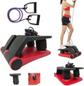 INTBUYING Steppers for Exercise Stair Stepper Stepper Climber Fitness Machine with Resistance Bands Stair Stepper Exercise Equipment Mini Stepper with 220LB Loading Capacity