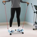 Waist Twister, Ab Twist Board Waist Twister Machine for Exercise Waist Twisting Board with Removable Elastic Bands for Home Gym Equipment