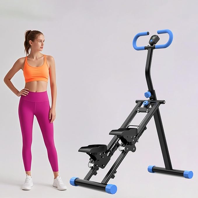 Stair Stepper for Home,Vertical Climber Workout Machine with Stable Frame and Adjustable Handlebar for Legs Workouts,Full-Body Cardio Workout Equipment for Women & Men