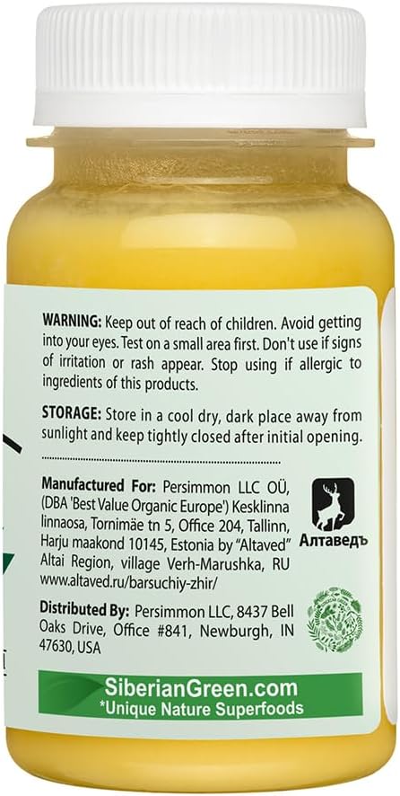 Cream-Gel “Badger Fat” Siberian Sea Buckthorn Oil Pine Resin Vitamins 100ml
