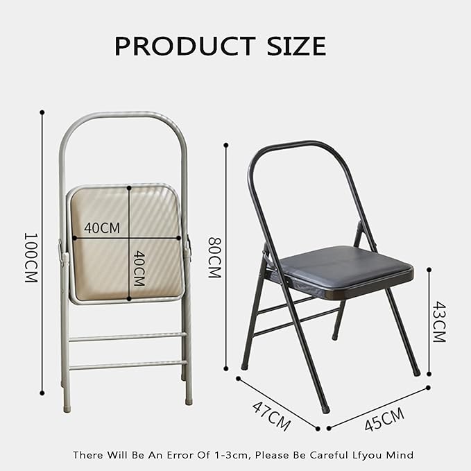 Yoga Chair,Foldable Pilates Chair,Easy to Carry and Store,Suitable for Indoor and Outdoor Yoga Studios