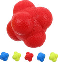 BESTonZON Enhance Hand Eye Coordination: 6pcs Reflex Training Balls Sturdy Reaction Balls for Basketball Hockey Tennis