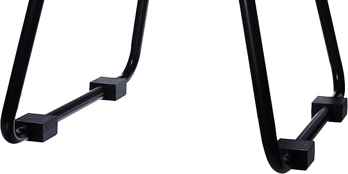 Amazon Basics Strength Training Dip Station for Home Gym, Portable Tricep Dips Bar, Black