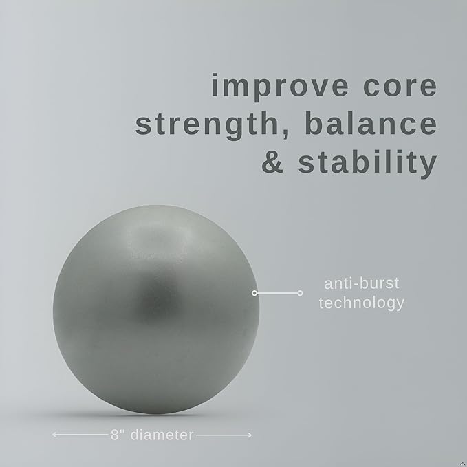 Pilates Pro Power Pack - Workout Essentials - 2.2lb Hand Weights, 2.2lb Ankle Weights/Wrist Weights, Resistance bands, Pilates Ball, Canvas Tote Bag - For Beginners or Advanced - Home or Gym/Studio Use.