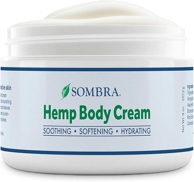 Sombra Hemp Body Cream 8oz Jar