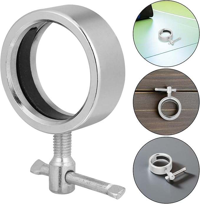 Luxshiny 2pcs Dumbbell Barbell Clamp Collars Weight Spring Clips Metal Anti-Slip Quick Release Workout Fitness Equipment Attachments for Strength Training