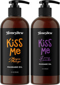 Sweet and Sensual Massage Oils for Couples - Mango and Lavender Romantic Full Body Massage Oils with Sweet Almond Oil for Easy Gliding Special Moments - Therapeutic Grade Scented Body Oils