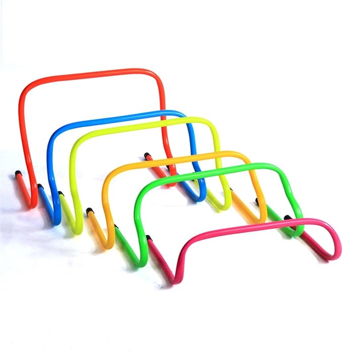 Speed Hurdles for Agility Training [Set of 6] | Hurdles Training Equipment | Multi-Sports Equipment | Speed & Agility Training Equipment (Size : H 15cm)