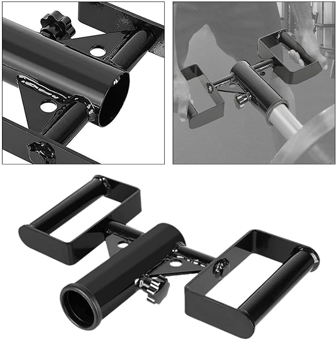 T Bar Row Attachment for Barbell Bar Multifunction Strength Training Equipment Fitness Comfort Handle for Strengthens Back