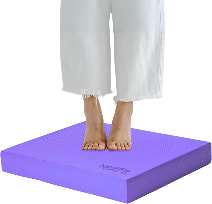 High-Density Balance Pad - Durable TPE Foam Balance Pad Physical Therapy, Foam Exercise Pad with Non-Slip Surface, Lightweight for Home & Gym Workouts, Core Strength & Balance Enhancement