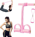 Multifunction Pedal Resistance Band,Fitness Resistance Bands,Fashion Puller Exercise,8 Tube Pedal Resistance Device,for Training,Tummy,Waist, Arm,Leg Slimming,Home Gym Exercise Equipm