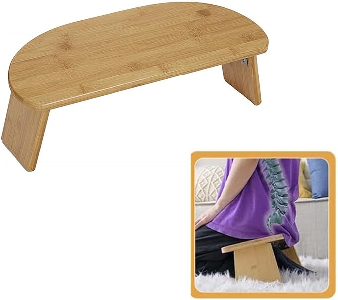 Compacts Bamboos Meditations Benches Multifunctional Kneeling Wood Benches for Home Or Outdoor Use