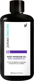 Juman Dead Sea Lavender Massage Oil | Stimulates Blood Circulation | Lavender Body Oil | for Silky & Softer Skin | Body Moisturizer | 6.76 OZ