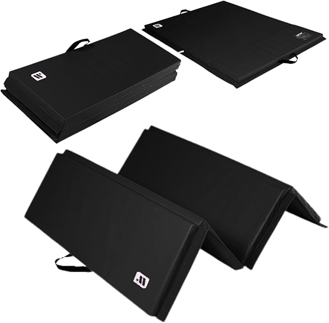 We Sell Mats - 4 ft x 6 ft x 2 - Personal Fitness & Exercise Mat for Home Workout - Lightweight and Folds for Carrying – All Purpose Gym Mat – Thick Mat for Yoga, Pilates, Stretches, Floor Exercises