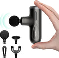 Super Mini Massage Gun Deep Tissue, Muscle Massager with Adjustable Amplitude, Portable Handheld Percussion Massager, Quiet for Home, Gym & Travel, Dark Gray