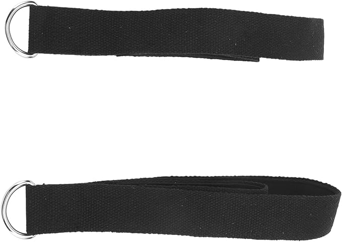 GOWENIC Strong Friction Pilates D Exercise Straps, Ideal for Home Gym Workout, 2 Pcs Cotton Tape Material