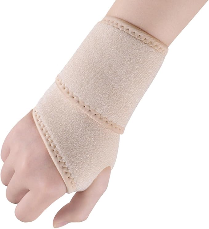 2pieces Wrist Brace Thumb Wrist Brace Adjustable Wrist Wrap for Fitness Badminton Basketball