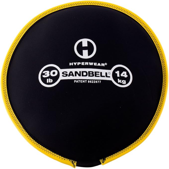HYPERWEAR SandBell® Soft Sandbag Weight (2–50 lbs) – Pre-Filled with Clean USA Sand, Safe Soft Weight for Strength Training, HIIT, Functional Fitness, Rucking & Home Workouts
