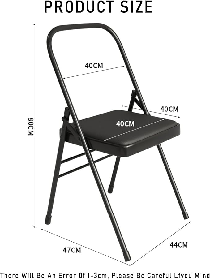 Yoga Chair,Gymnasium Auxiliary Equipment Home,Metal Pilates Assist,for Indoor and Outdoor Studio(Color1)