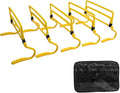 5Pcs Speed Agility Hurdles Obstacles Adjustable Height Speed Training Hurdles for Baseball
