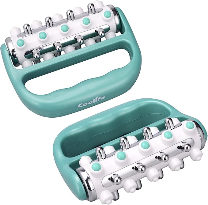 Coolife Fascia Release and Cellulite Remover Muscle Massage Roller, Mini Trigger Point Myofascial Deep Tissue Release Body Massager Tool for Men and Women