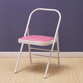 Pilates Yoga Chair,Foldable Yoga Auxiliary Chair,Folding Balance Handstand Training Tool,Metal Back Bender Lounge Inversion Trainer for Home and Studio,Pink