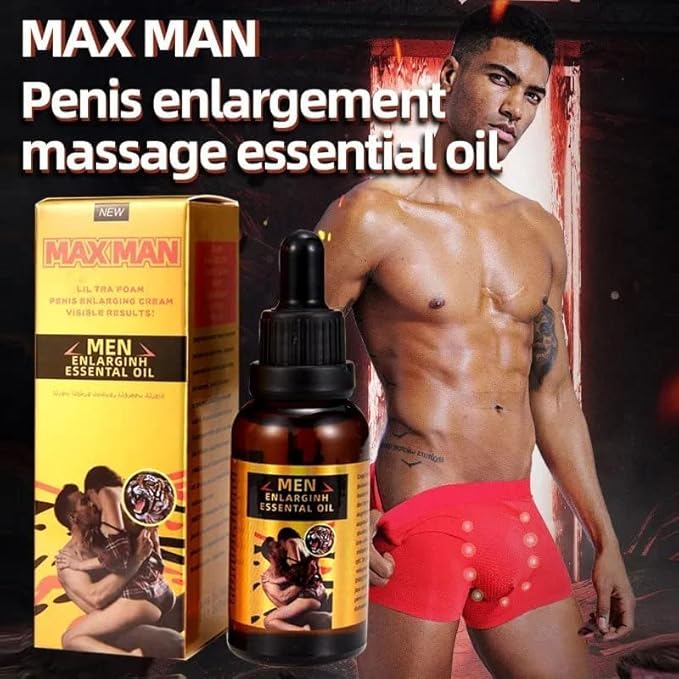 Men Massage Oil for Sex, Hotiary Sexual Enhancement Essential Oil Penis Becomes Longer Thicker Enhancement Men Energy for Care Delay Performance Boost Strength