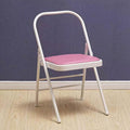Iyengar Yoga Chair,Pilates Chair,Yoga Inversion Chair,Backless Yoga Chair Prop,Home Exercises Reinforced Design, Pink-82cm×45cm